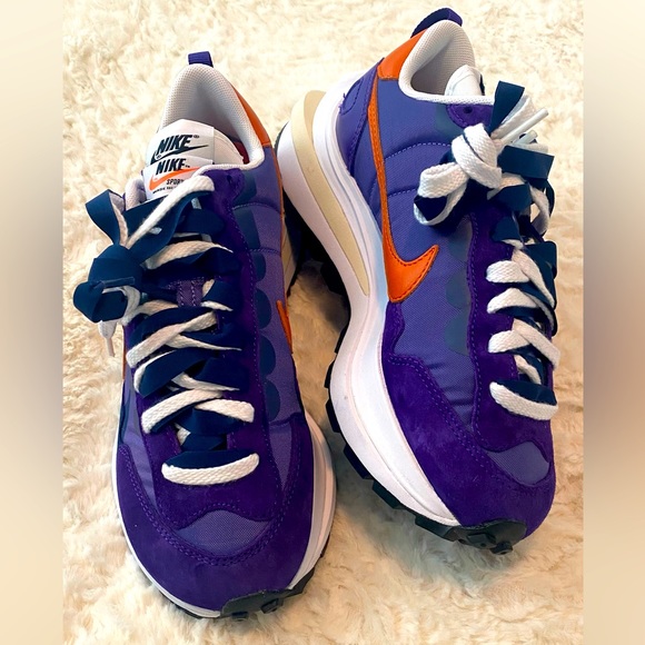 💜❤️ NIKE X SACAI VAPORWAFFLE - DK IRIS - MENS 6 WMNS 7.5 worn once! ❤️💜 - Picture 3 of 12